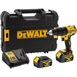 Dewalt l&ouml;&ouml;ktrell DCD778M2T-QW, 18V, 2x4Ah, 2 kiirus, 29750 l&ouml;&ouml;ki/min, 65Nm p&ouml;&ouml;rdemoment, harjadeta, LED valgustus
