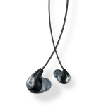 Shure SE112-GR k&otilde;rvaklapid, SE112-GR-EFS, 1.27m, 16&Omega;, 105dB, must, hall, m&uuml;ra v&auml;hendamine, nupuvajutuse juhtimine