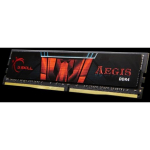 G.Skill Aegis F4-2400C17S-16GIS m&auml;lu moodul, 16 GB, 2400 MHz, 1 x 16 GB, ilma ECC, 288-pin DIMM
