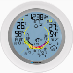 Blaupunkt Ilmastatsioon WS60WH APP, 5-p&auml;eva prognoos, 2xAAA, 5V 600mA, UV indeks, PM2.5, kalender, &auml;ratus