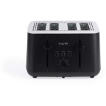 Salter Kuro 4-Slice Toaster EK5565MBLKFVDE, 1850W, 4 viilu, 7 pruunistamisastet, sulatamine, uuesti soojendamine, k&otilde;rge t&otilde;stmine