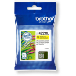 Brother Tindi kassett LC422XLY, Kuni 1500 lehte, Kollane, Originaal, K&otilde;rge saagikus