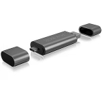 Raidsonic V&auml;line m&auml;lukaardi lugeja IB-CR200-C, 1xUSB 2.0, 480 Mbit/s, Micro SDHC, Micro SDXC, SD, SDHC, SDXC, MMC