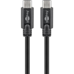 Goobay USB-C kaabel 67975, 0,5m, 5 Gbit/s, s&uuml;nkroonimine ja laadimine, vask