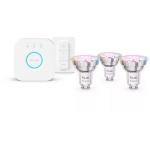 Philips Hue E WCA 345 GU10 3kit SW EU, 8721103103758, nutikas valgustuskomplekt, 3&times;GU10 LED, 345 lm, 4.7 W, 16 miljonit v&auml;rvi