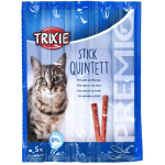 Trixie TX-42725, 5x5g, 25g, 33.5% valku, 20% rasva, 10% tuhka, 2% kiudaineid, 28% niiskust, t&auml;iskasvanud kassidele, silmade toetus