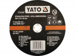 Yato YT-6107 Metalli l&otilde;ikeketas INOX 230x1.9x22 mm 80 m/s 6500 p/min Must