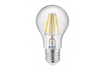 LED-VALGUSALLIKAS, FILAMENT, AG, A60, 3000K, E27, 8,0W, AC220-240V, 360&deg;, 880lm, 70mA