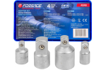 Adapterite komplekt, FORSAGE, F-4048, CrV teras, 1/2", 3/8", 3/4"