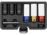 Yato ratta mutri ja p&ouml;&ouml;rdemutri komplekt YT-10559, 7tk, CrMo, 43-47 HRC, 1/2" (12.7 mm), 17, 19, 21 mm, 27, 29, 31 mm