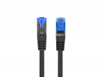 LAN kaabel Cat 6A S FTP LSZH CCA RJ45 RJ45 0.5 m Fluke Passed kuni 10 Gb s andmeedastus Must PCF6A 10CC 0050 BK Lanberg