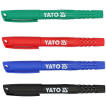 Yato YT-69310 Tehnilised markerid 36 tk, must, roheline, sinine, punane, PP, alkoholi tint, akr&uuml;&uuml;lots