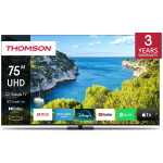 Thomson teler 75UG5C14 75" 4K Ultra HD, 3840 x 2160 pikslit, LED, Smart TV, Dolby Audio, Wi-Fi, Bluetooth, 4 HDMI, 2 USB