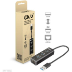Club3D USB keskjaam CSV-1430A RJ45 1, USB 3.2 4