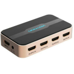 Vention HDMI jagaja ACCG0-EU 4 v&auml;ljundit, 4K@30Hz, kuldne alumiiniumisulamis
