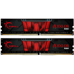 G.Skill Aegis F4-3200C16D-32GIS, 32 GB, 2 x 16 GB, DDR4, 3200 MHz, 288-pin DIMM, CAS 16, XMP 2.0, Dual-channel, 1.35 V