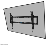 Neomounts seinakinnitus WL35-550BL18 43-86" - kallutatav 0-12&deg;, maksimaalne kandev&otilde;ime 60 kg, VESA 100x100-800x400 mm, must