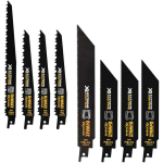 Dewalt M&otilde;&otilde;ksaagide tera komplekt DT99551-QZ, 8 tk, Pikkus 31.9 cm, Materjal Bi-Metall, Rakendus Multi