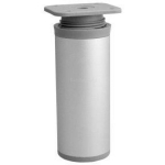 Gtv Reguleeritav M&ouml;&ouml;bli Jalg 100mm Plastik 1314581, 100mm, 7mm, 40mm, 48x40mm, alumiiniumjalg plastiku alusel