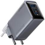 Anker Prime laadija A2688341, 100W, 2xUSB-C, 1xUSB-A, 5/9/10/12/15/20V, 3 seadet, ActiveShield 2.0