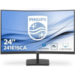 Philips monitor 241E1SCA/00, 23.6", 1920 x 1080, VA, 250 cd/m&sup2;, 4 ms, 1500 R, 1 x HDMI, 1 x Audio out, 1 x 15-pin D-Sub