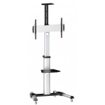 Sbox TV hoidik FS-446, 37-70, 50kg, 600x400, VESA 200x200-600x400, k&otilde;rgus 1200-1600mm, 4 ratast