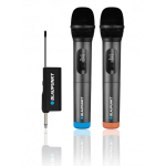 Blaupunkt Juhtmevaba mikrofon WM60UDB, 6,3 mm, 65 Hz, 18 kHz, v&auml;rv: oranž, sinine, must