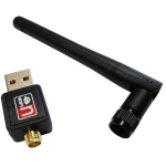 Savio CL-63 USB WLAN v&otilde;rgukaart, 150 Mbit/s, 2.4 GHz, 802.11b/g/n, Realtek RTL8188CU, USB 2.0, v&auml;line antenn, WPA2
