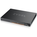 Zyxel XMG2230-28HP-ZZ0101F kommutaator, 24x2.5G, 4xSFP+, 1440W PoE, L2/L3, 200Gbit/s, 1U
