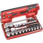 1/2' STD 12PT SOCKET SET 21PCS