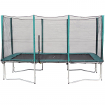 Turvav&otilde;rguga 274x426 cm batuut, sinise kaitseservaga. 19415 HOME4YOU