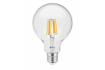 LED-VALGUSALLIKAS, FILAMENT, AG, G95, 4000K, E27, 8,0 W, AC220-240V, 360&deg;, 880lm, 70mA