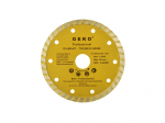 Dimanta disks ar nepārtrauktu turbo malu, 125x22,2mm, G00261, GEKO Profi