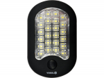 Rokas lampa 24+3 LED, VOREL, 82731, dzeltena-melna, magnēts, rotējo&scaron;s āķis