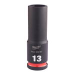 SHOCKWAVE&trade; IMPACT DUTY TRIECIENIZTURĪGAS UZGRIEŽŅU MUCIŅAS, 13 MM 3/8" IMPACT SOCKET DEEP - 1 PC, 4932480287 MILWAUKEE