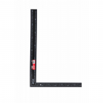 Kokapstrādes tērauda kvadrāts 200x300x2mm, divpusēja mm skala, AW29831, AWTOOLS