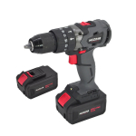 Bezvadu trieciena urbjma&scaron;īna/ skrūvgriezis 18V, HOOZAR, AW06065, 2 akumulatori 4.0Ah, 3 funkcijas, 2 ātrumi, LED gaisma