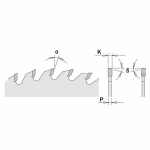 Puitl&otilde;ikur 190x2,6x30mm Z64 a=15&deg; b=15&deg; ATB, CMT, 292.190.64M, 190mm, 30mm, 64, 2,6 mm, 1,6 mm, 15 &deg;, 15 &deg; ATB