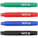 Yato YT-69311 Tehnilised markerid 72 tk, must, roheline, sinine, punane, alkoholi tint, akr&uuml;&uuml;lots, klipp