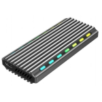Gembird HDD korpus EE2280-U3C-03 USB 3.1, 10 Gbps, M.2, RGB LED valgustus