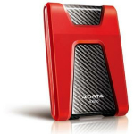 Adata HDD AHD650-1TU31-CRD 1TB, 2.5", USB 3.2 Gen 1, punane, kolmekihiline l&ouml;&ouml;gikindel, LED-indikaator