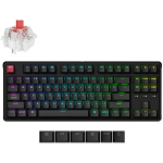 Keychron C3PX-H1, juhtmega klaviatuur, 8000 Hz, RGB LED, TKL, PBT klahvid, mehaanilised l&uuml;litid, ergonoomiline disain