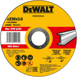 Dewalt Metal Cutting Wheel DWA4525IA-AE 230 mm, 3 mm, 22.23 mm, 10 tk, Vastupidav eluiga, Saastevaba l&otilde;ikamine, Kiire l&otilde;ikamine