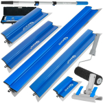 Geko 9-osaline kuivseinaplaadi siledaks tegemise nuga komplekt G02290, 25&ndash;100 cm noad, adapter
