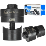 Geko Aukseente l&otilde;ikur G01632, 32 mm, 40CR teras, 53 HRC, 2 l&otilde;ike tera, k&otilde;rge vastupidavus