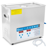 Geko Ultrasonic Cleaner G81291 6L, 180W, 40 kHz, 80&deg;C, SUS304 roostevaba terasest paak, digitaalne juhtpaneel, korv, k&uuml;lgrongid