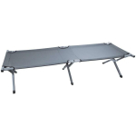 Besk Kokkuvolditav voodi 9141878, 190cm, 64cm, 42cm, hall v&auml;rv, metallraam, tekstiil