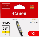 Canon printeri kassett CLI-581XL 2051C001, 8,3ml, kollane v&auml;rv.