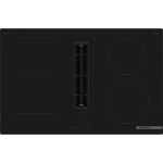 Bosch | PVS811B16E | Induction hob with integrated ventilation system | 80 cm | Number of burners/cooking zones 4 | B | Black | Touch