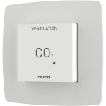 DUCO CO2 Room Sensor with Control RF/Wired, White